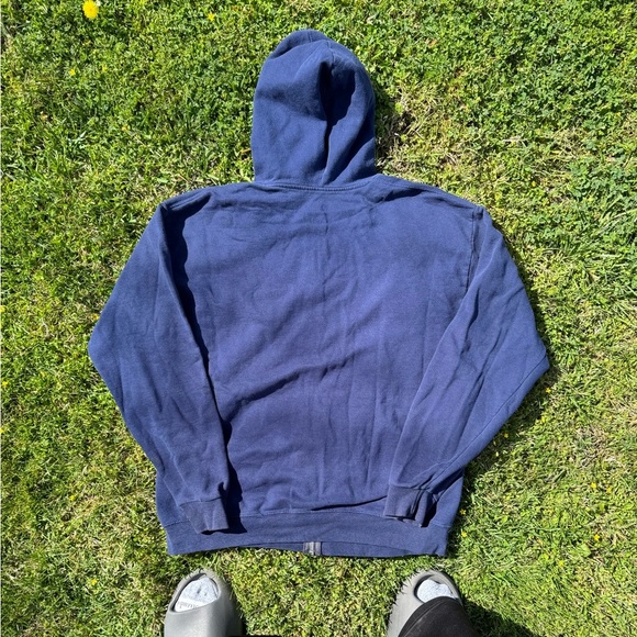 Y2K Fruit of the Loom Heavyweight Zip Up Hoodie - Picture 2 of 4